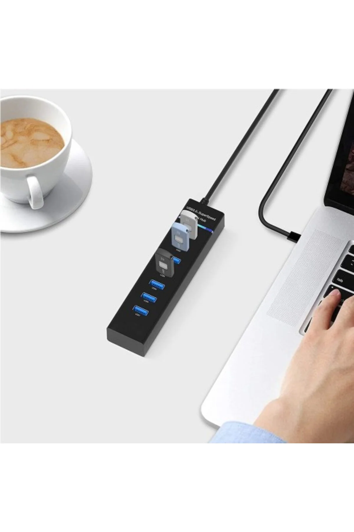 USB 3.0 7 Port Çoğaltıcı Hub USB Çoklayıcı