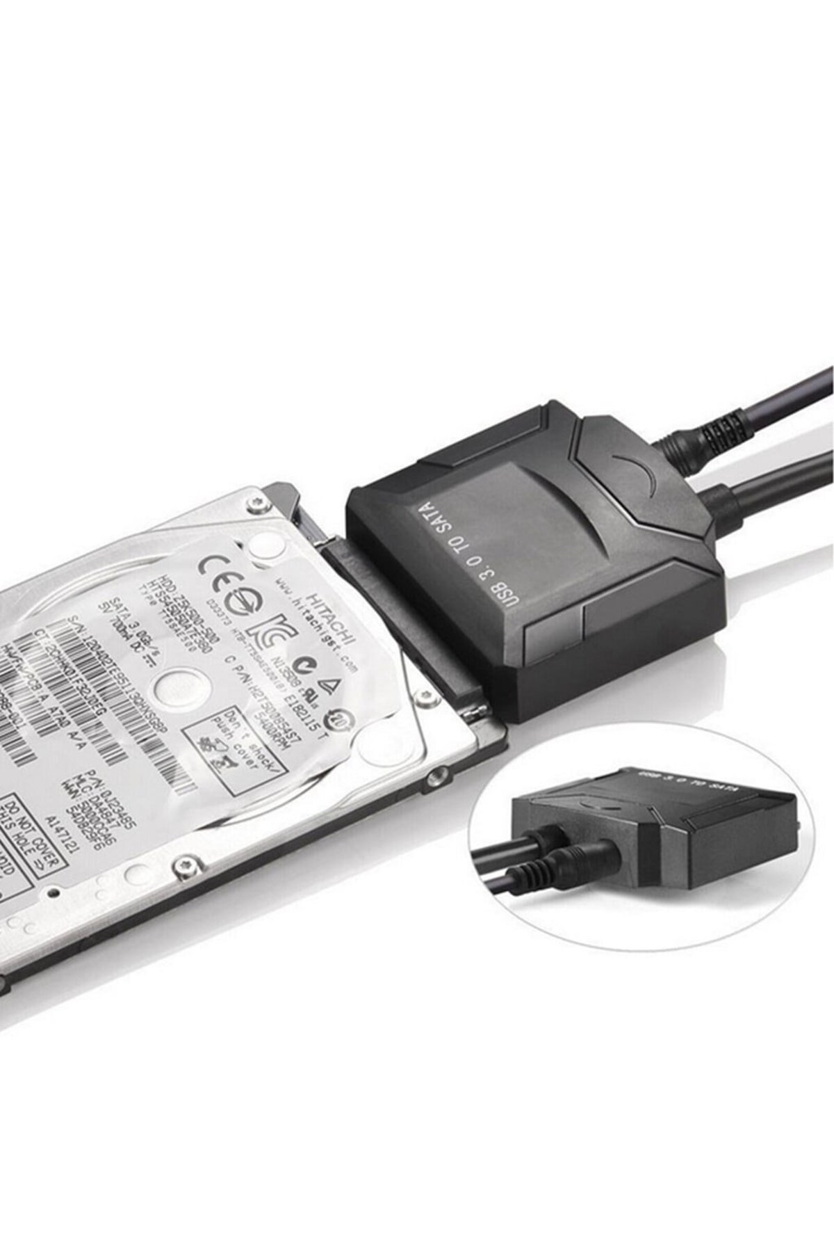 Pmr Usb 3.0 Adaptörlü 2.5 İnç-3.5 İnç Sata Harddisk Bağlanti Kablosu