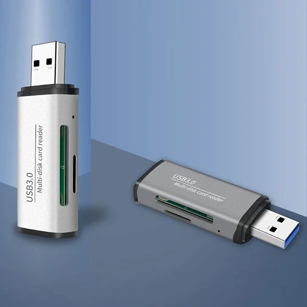 USB 3.0 Hafıza Kart Okuyucu - SD/TF 5 Gbps Hızlı Aktarım