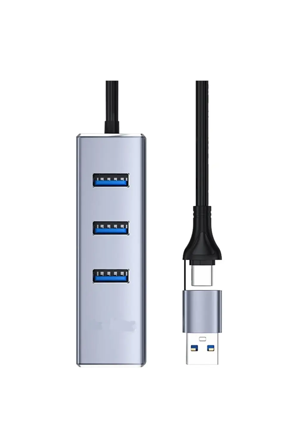 USB 3.0 Type-C & USB-A Ethernet Adaptör – 4 in 1 Çoklayıcı (1000