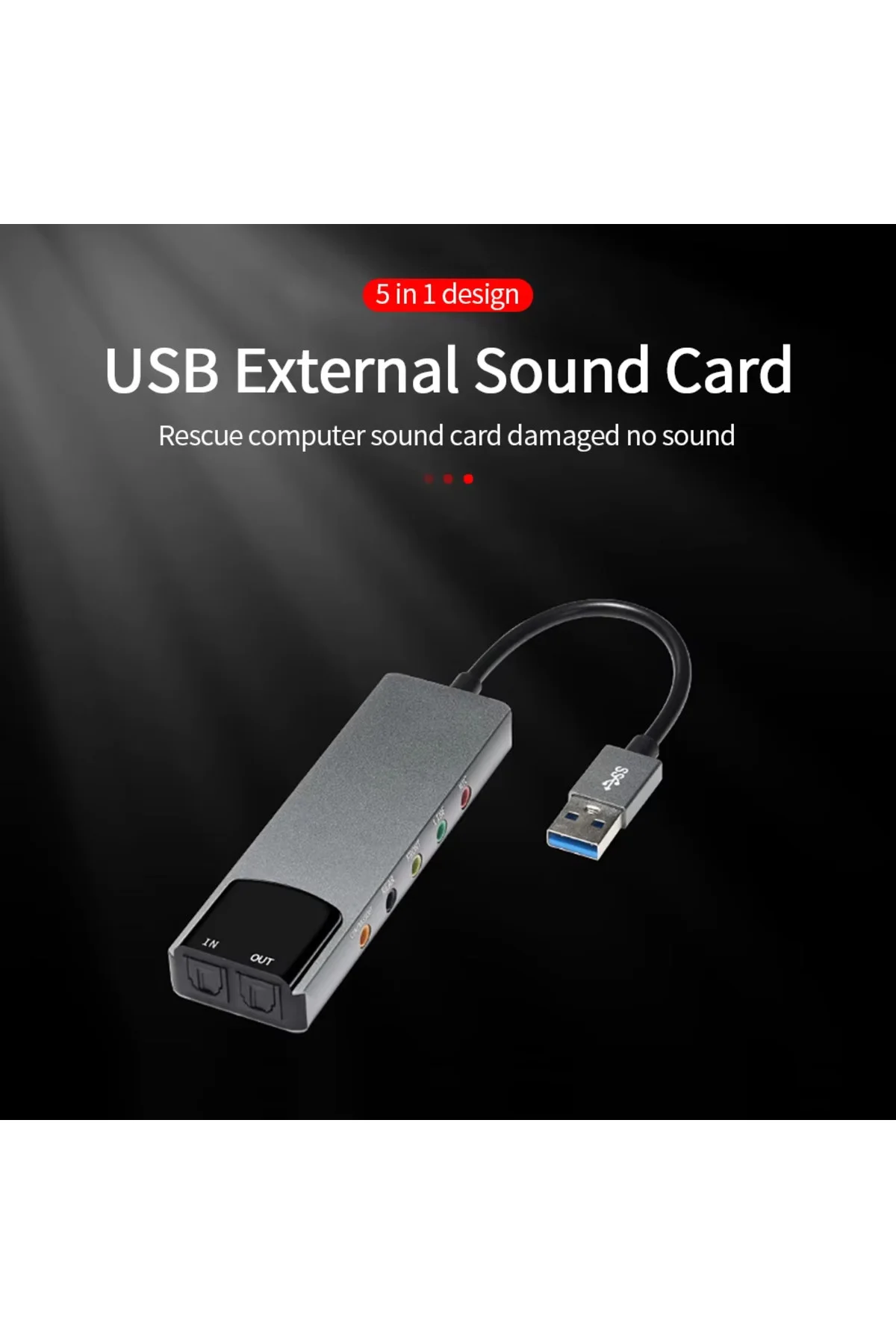 USB 7.1 Kanal Harici Ses Kartı 5.1 S/PDIF Optik Giriş Çıkış 3.5mm USB 7.1 Kanal Harici Ses Kartı 5.1 S/PDIF Optik Giriş Çıkış 3.5mm Fiyatı, Yorumları ve Özellikleri