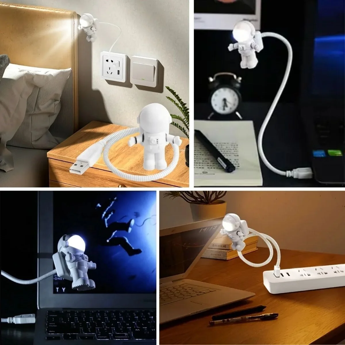 USB Astronot Gece Lambası, Masa Lambası, Kitap Okuma Lambası Işığı Fiyatı, Yorumları ve Özellikleri