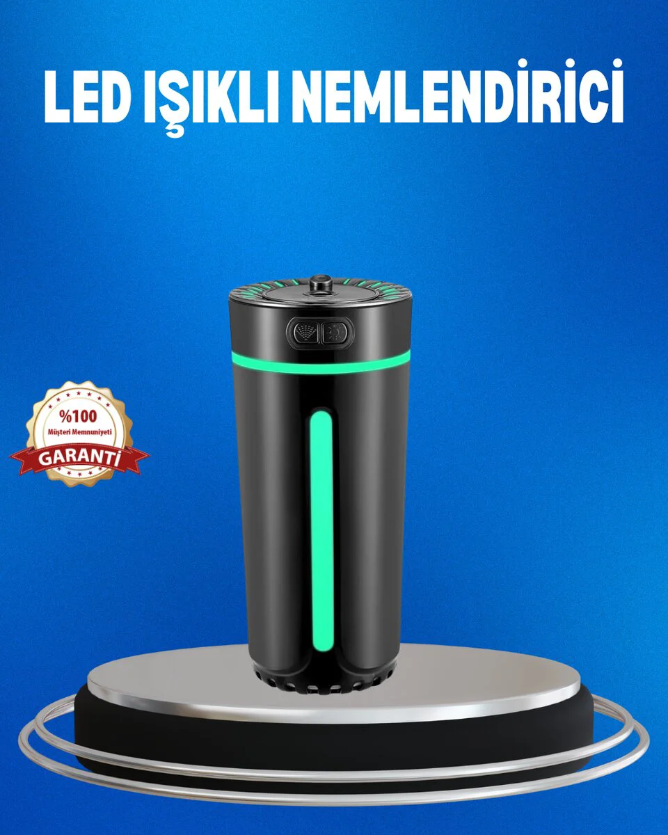 USB Bağlantılı LED Aromaterapi Buhar Difüzörü - Evde Spa Atmosferi ve Nemlendirici