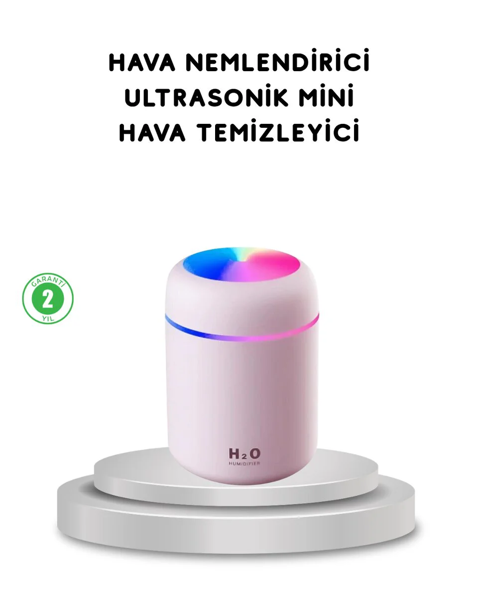 USB Bağlantılı LED Hava Nemlendirici – Sessiz ve Kompakt Tasarım