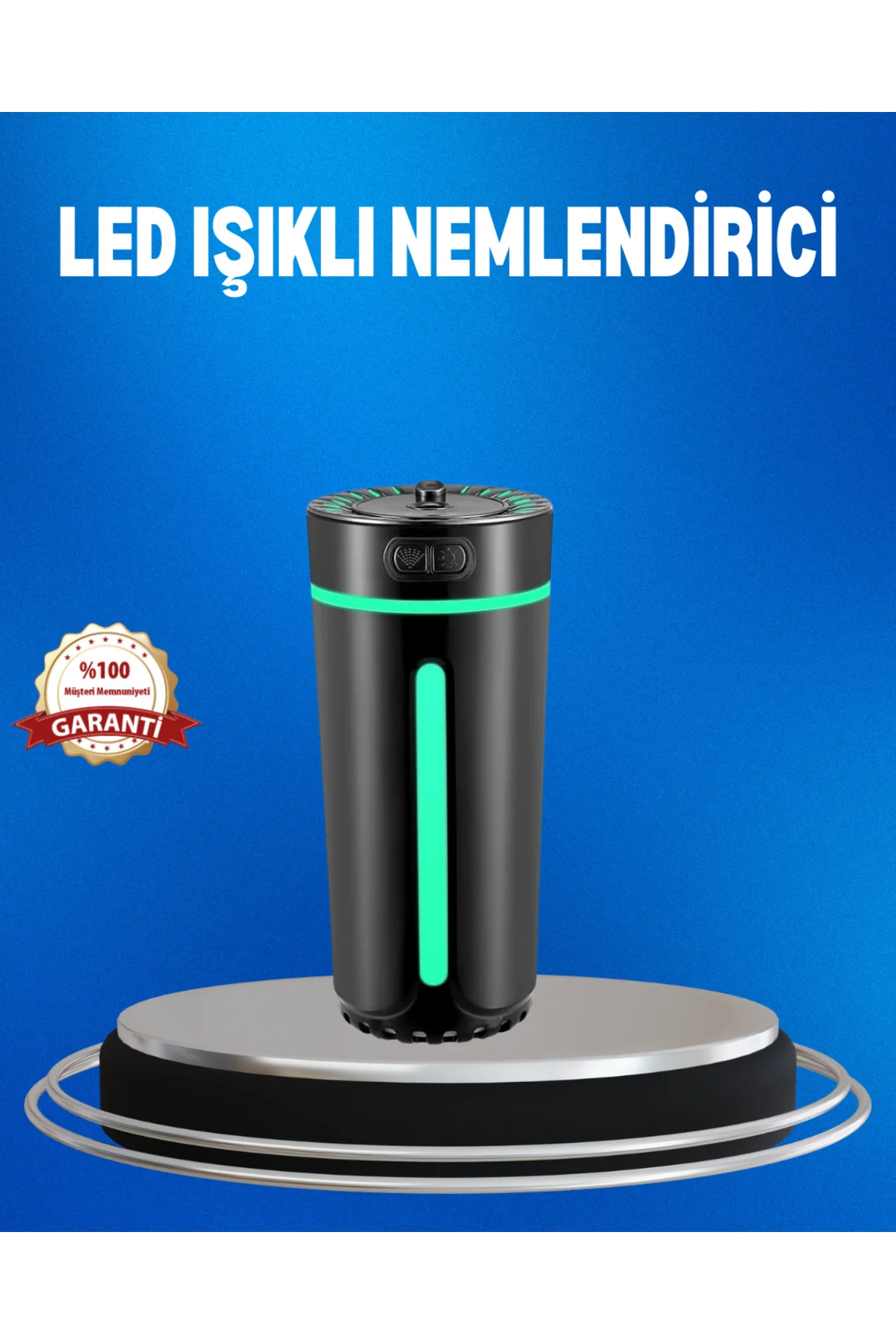 USB Bağlantılı LED’li Hava Nemlendirici Aromaterapi Buhar Difüzörü