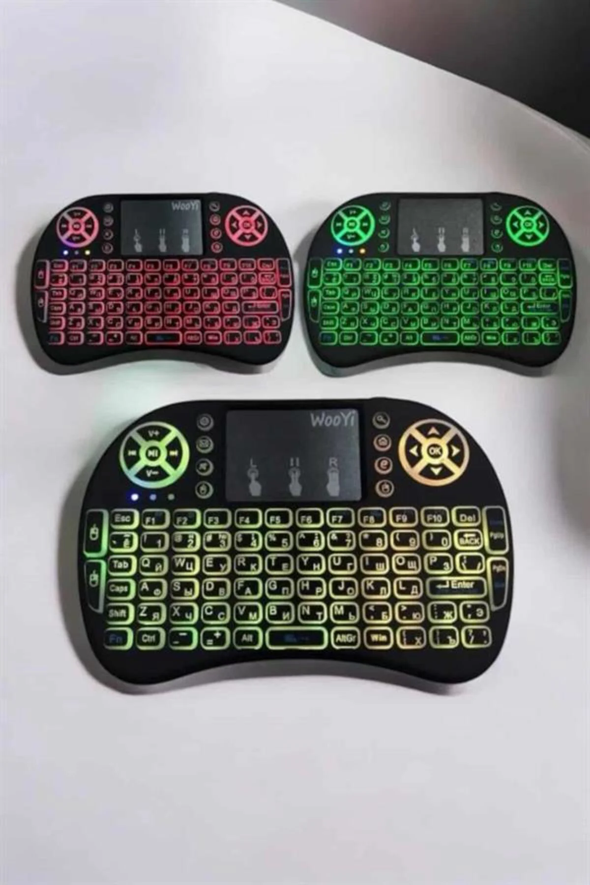 USB Bağlantılı Mini Q Klavye Işıklı Tüm Cihazlara Uyumlu