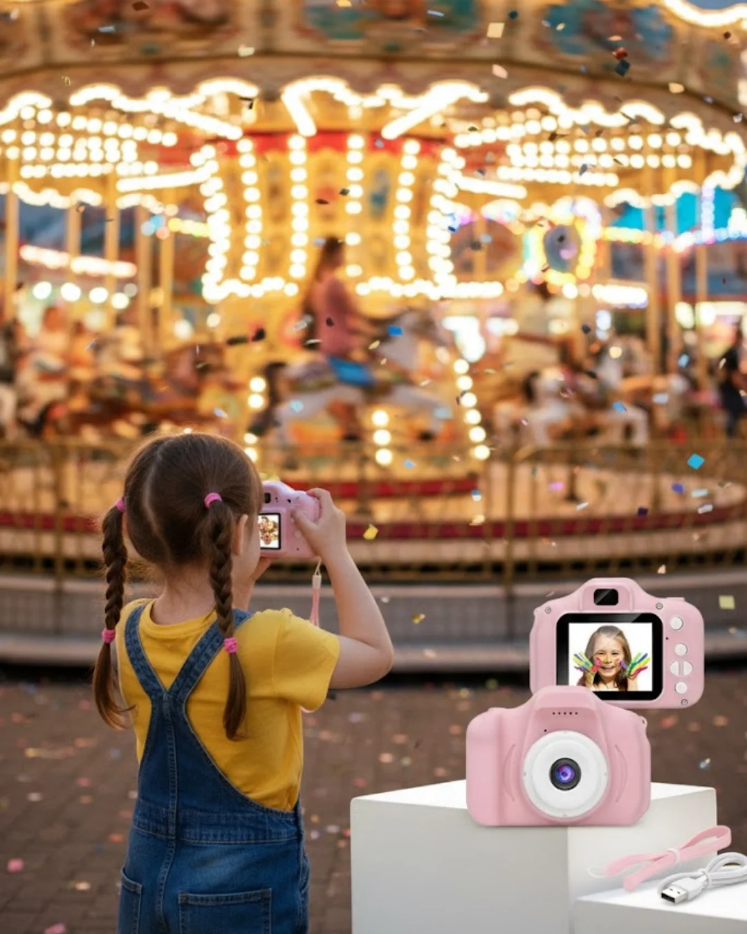 USB Bağlantılı Mini HD Kamera Video Fotoğraf Çekimli Şarj Edilebilir