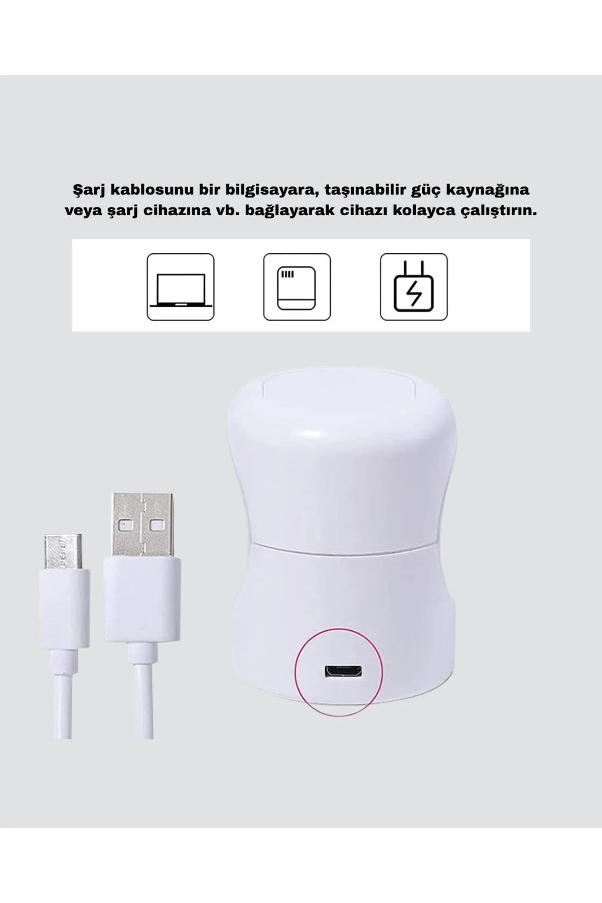 USB Bağlantılı Tırnak Kurutucu – Bilgisayar ve Powerbank ile Uyum
