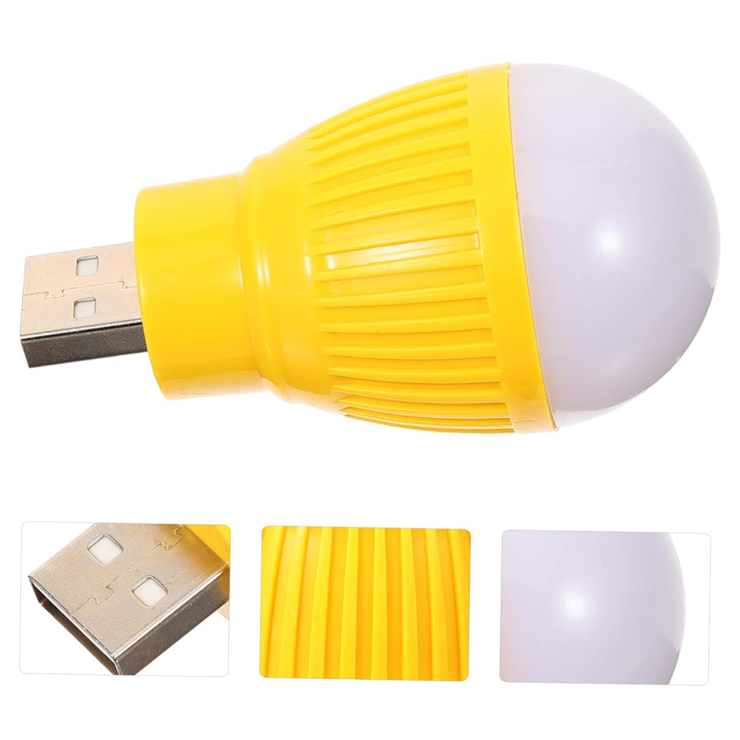 USB BEYAZ GECE LAMBASI MİNİ AMPUL AYDINLATMA (4741)