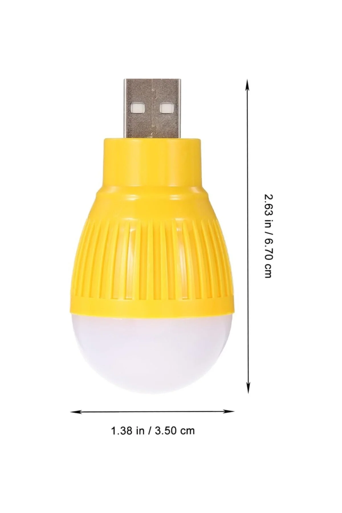 USB Beyaz Gece Lambası Mini Ampul Aydınlatma