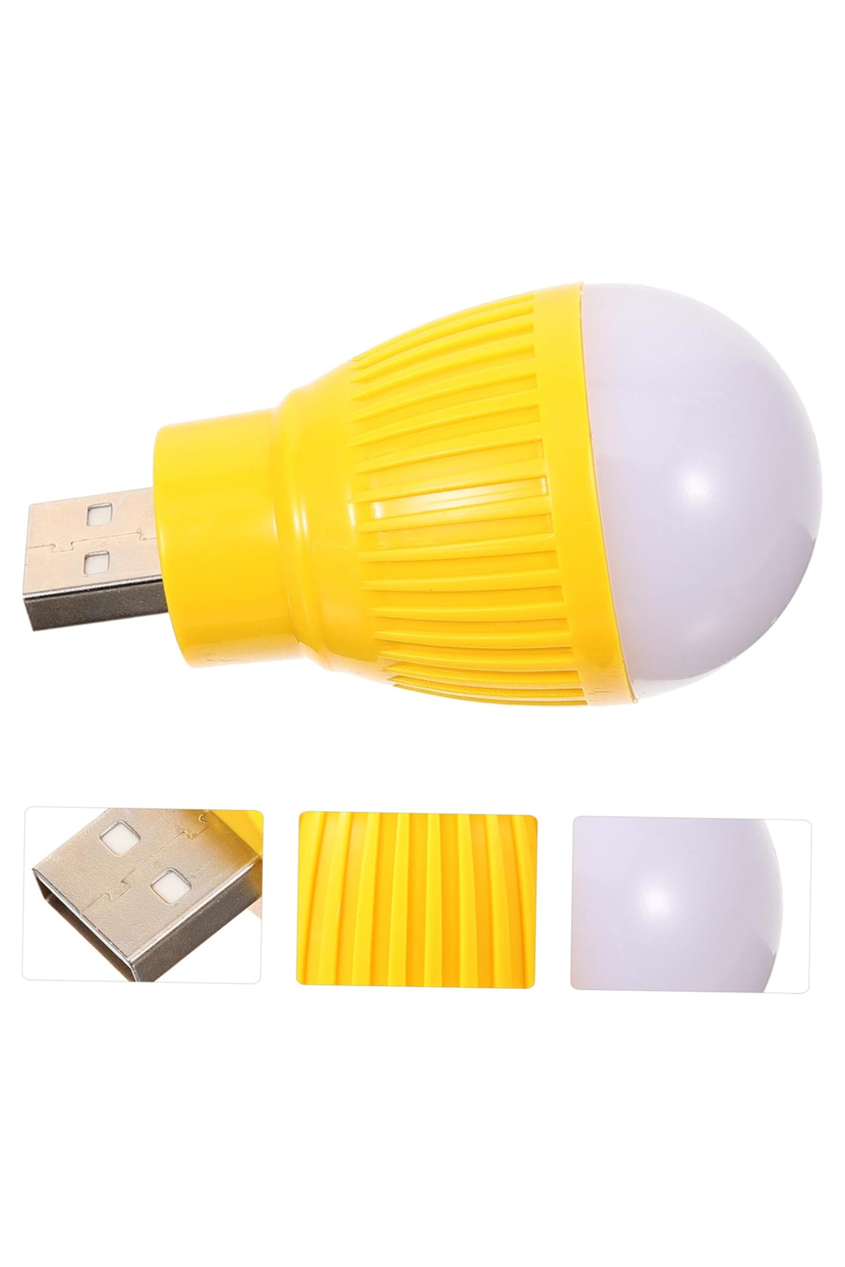 USB BEYAZ GECE LAMBASI MİNİ AMPUL AYDINLATMA (5277)