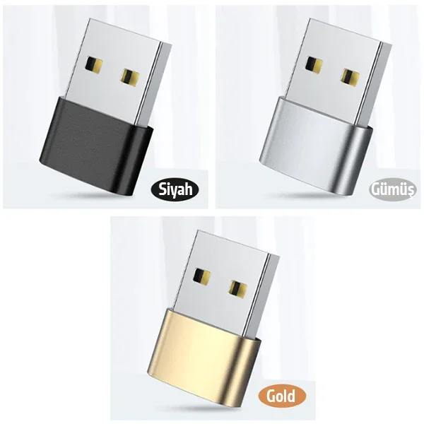 USB-C Dişi - USB Erkek Çevirici Adaptör 5775 | Hızlı Veri Aktarım