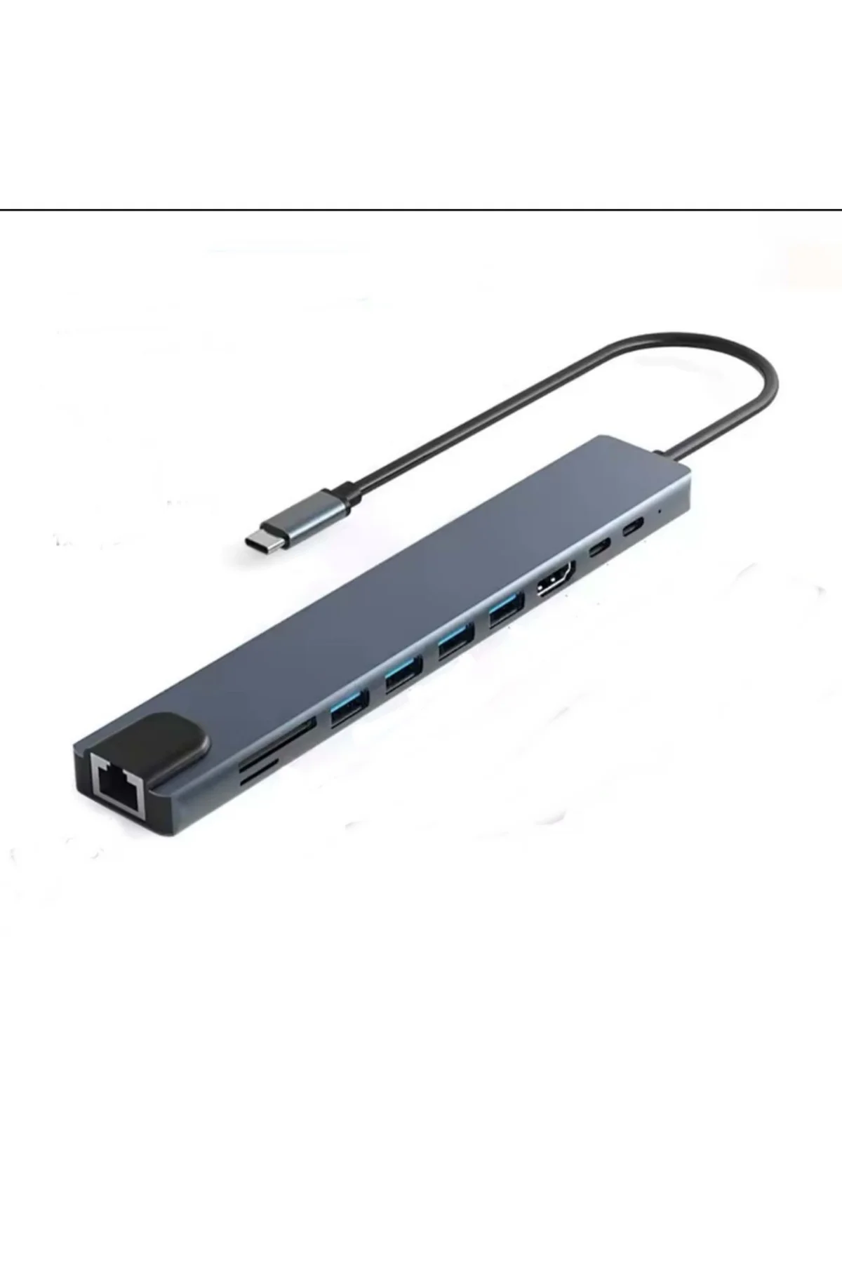 USB-C Hub 10in1 -HDMI RJ45 Ethernet 100W PD USB 3.0 SD/TF