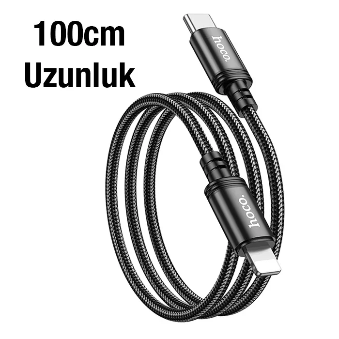 USB-C Lightning 20W iPhone Hızlı Şarj Kablosu | 2.4A 1m