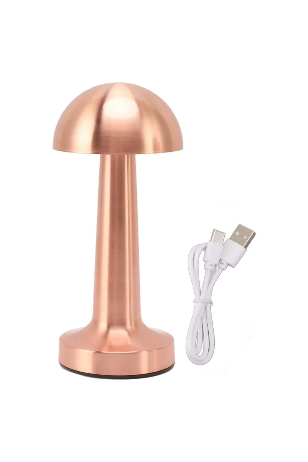 USB Çıkışlı LED Mantar Masa Lambası 3 Modlu Dokunmatik Aydınlatma