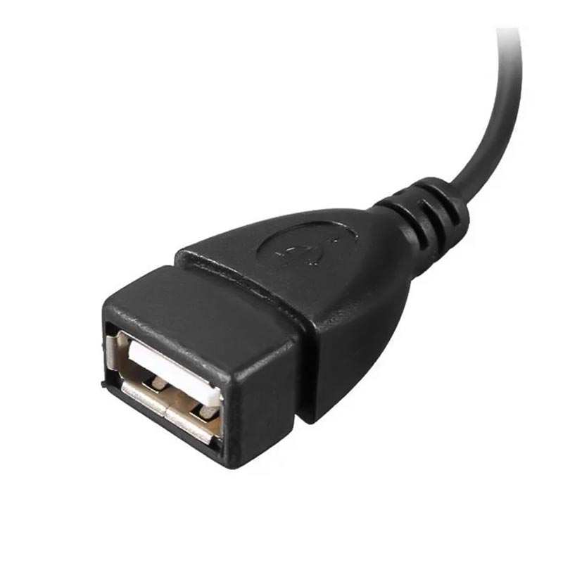 USB DİŞİ MİCRO USB ERKEK-DİŞİ Y 20 CM OTG KABLO (4741)