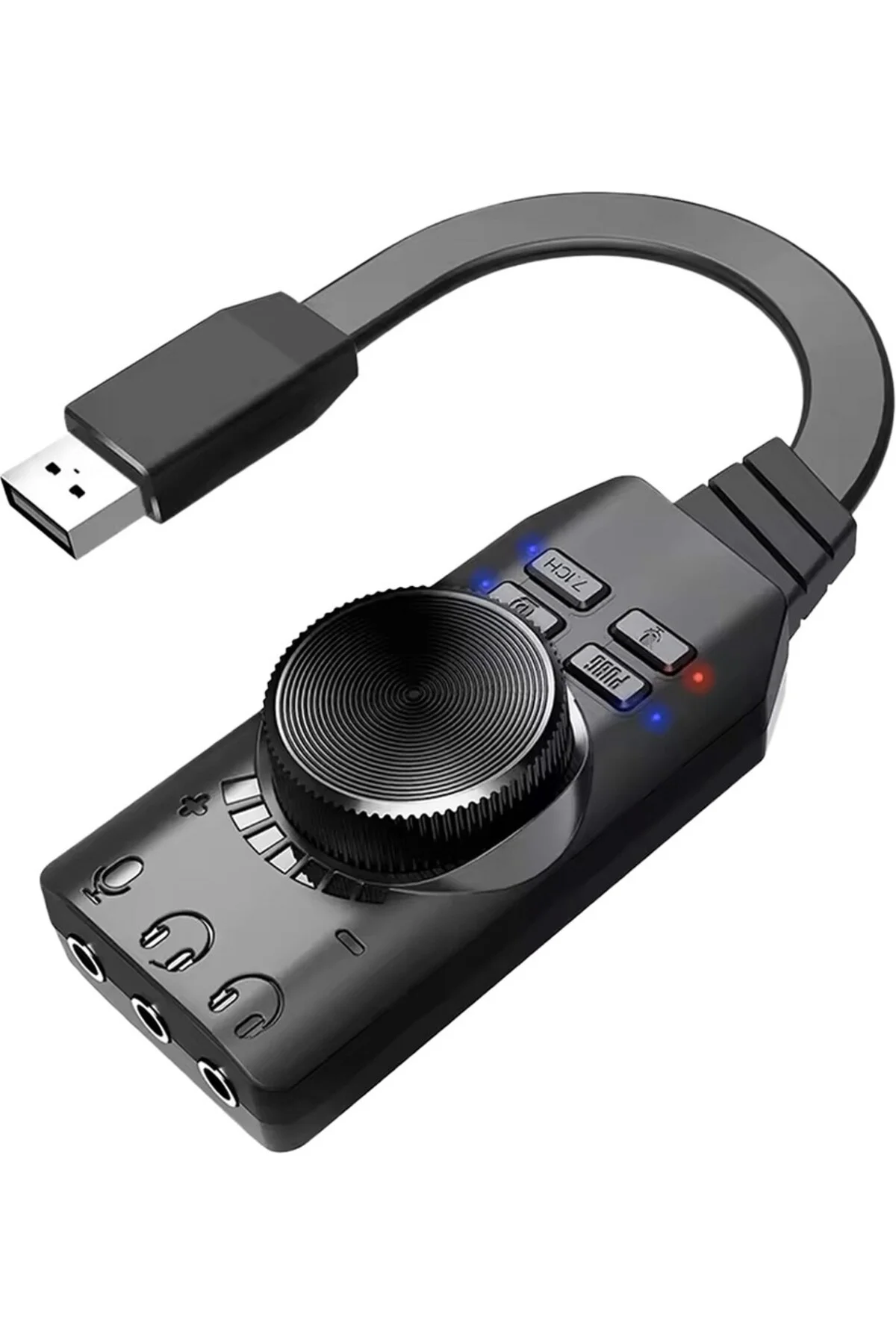 USB DSP Sound Card 7.1 Harici Ses Kartı Gaming PU BG LOL Val orant Mikrofonlu Kulaklık Adaptörü Tak Çalıştır USB DSP Sound Card 7.1 Harici Ses Kartı Gaming PU BG LOL Val orant Mikrofonlu Kulaklık Adaptörü Tak Çalıştır