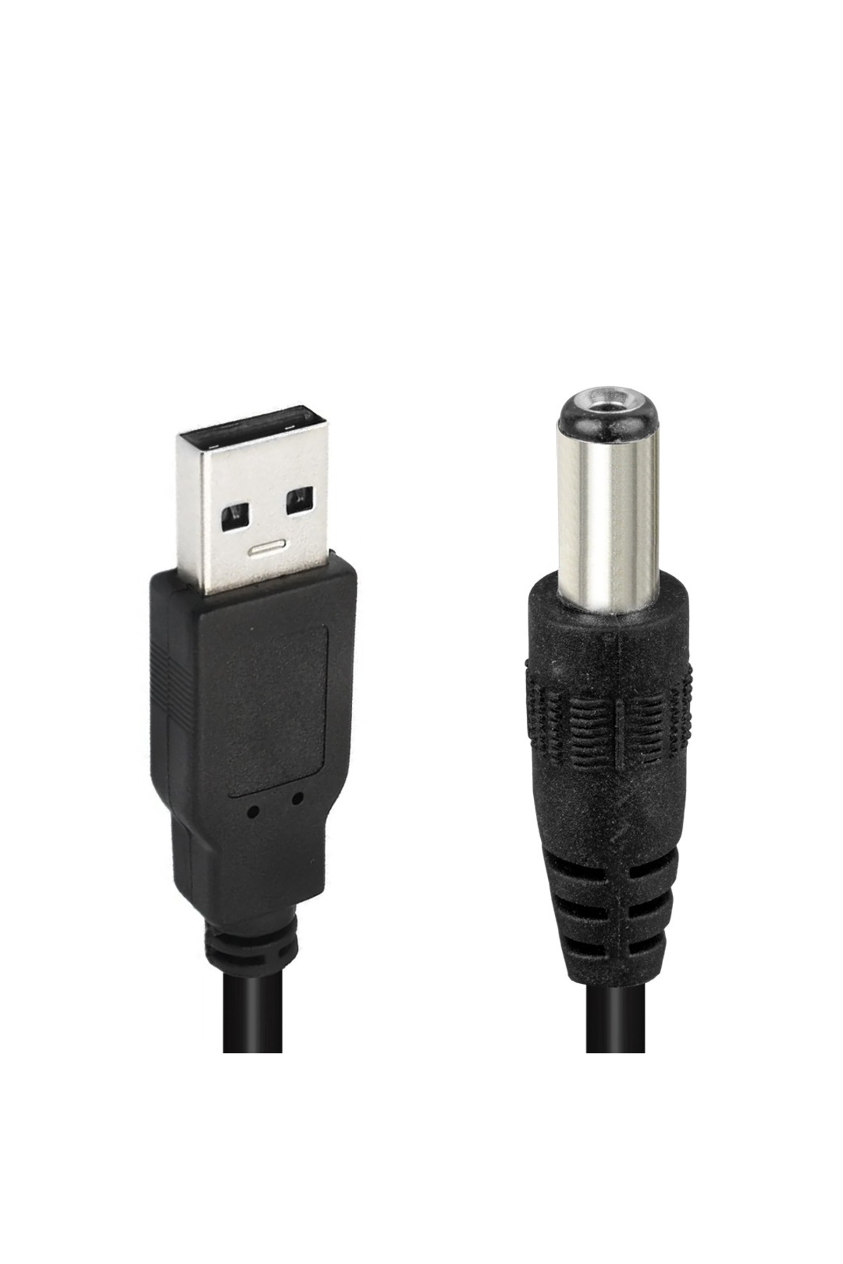 USB Erkek to DC 5.5x2.5mm Adaptör Kablo – 1 Metre Güç Aktarım Kab