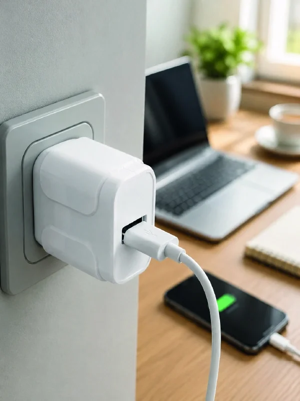 USB Girişli 12W Şarj Adaptörü Kompakt Telefon Şarj Cihazı