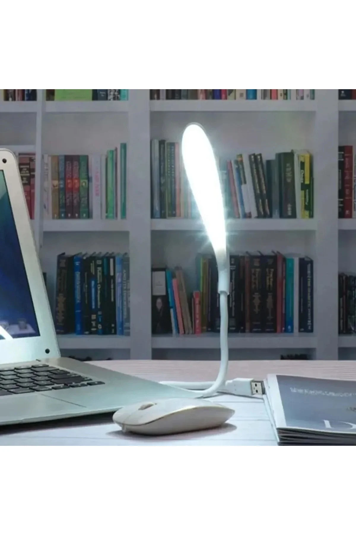 USB Girişli 14 Ledli 3 Kademeli Dokunmatik Masa/Kitap Okuma Lambası Ledi Beyaz USB Girişli 14 Ledli 3 Kademeli Dokunmatik Masa/Kitap Okuma Lambası Ledi Beyaz