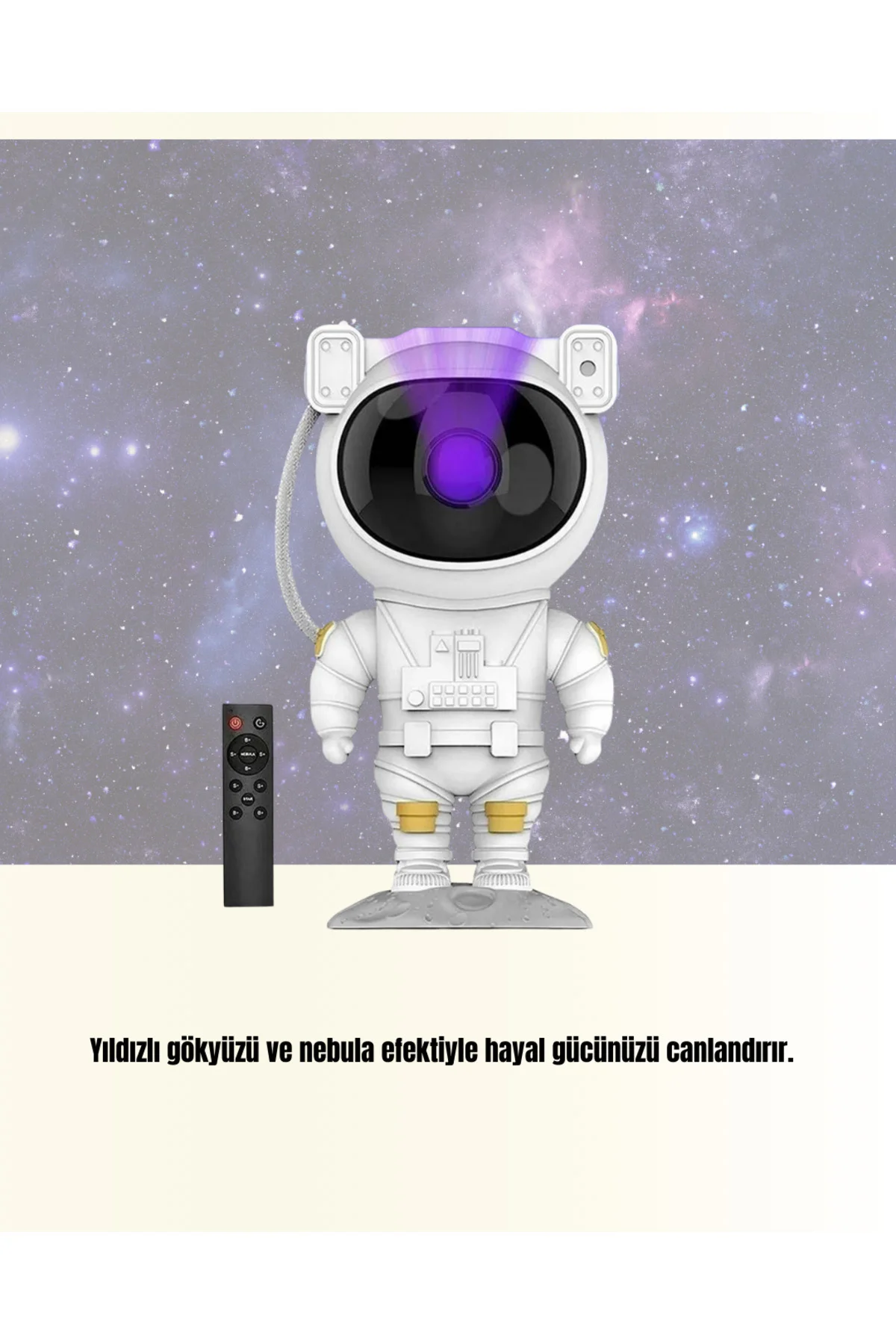 USB Güç Bağlantılı Çok Fonksiyonlu Astronot Gece Lambası - Lisiny