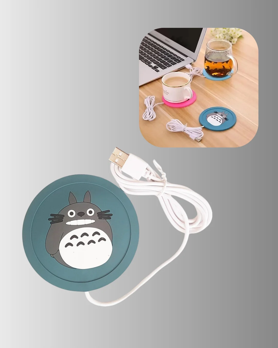 USB Güçlü Isıtıcı Bardak Matı 45–60° Sıcaklık Koruma Silikon Yapı USB Güçlü Isıtıcı Bardak Matı 45–60° Sıcaklık Koruma Silikon Yapı