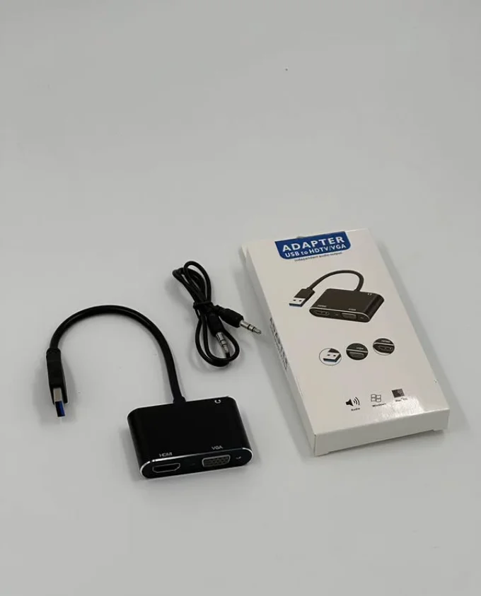 Usb Hdmi+Vga+Aux Çevirici ZR702 Usb Hdmi+Vga+Aux Çevirici ZR702