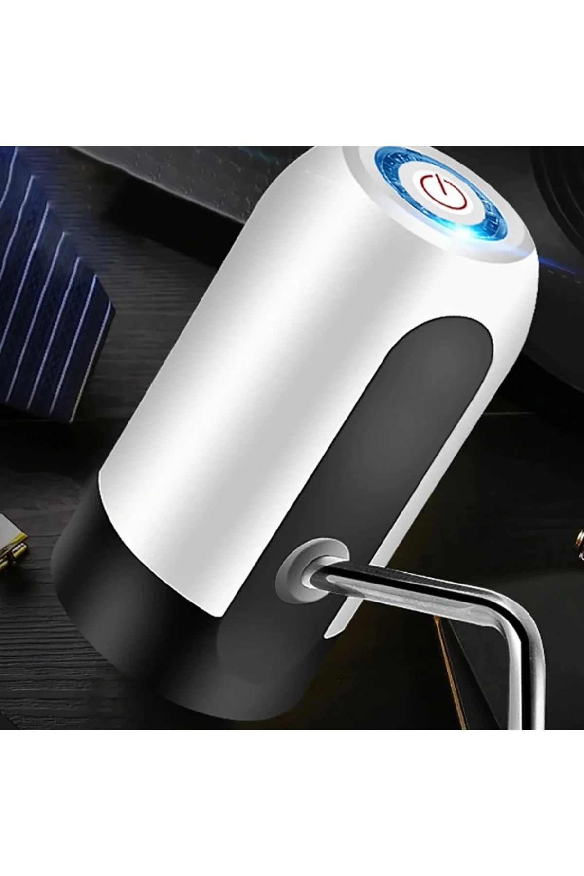 Usb İle Şarj Edilebilir Otomatik Damacana Su Pompası - Görsel 4
