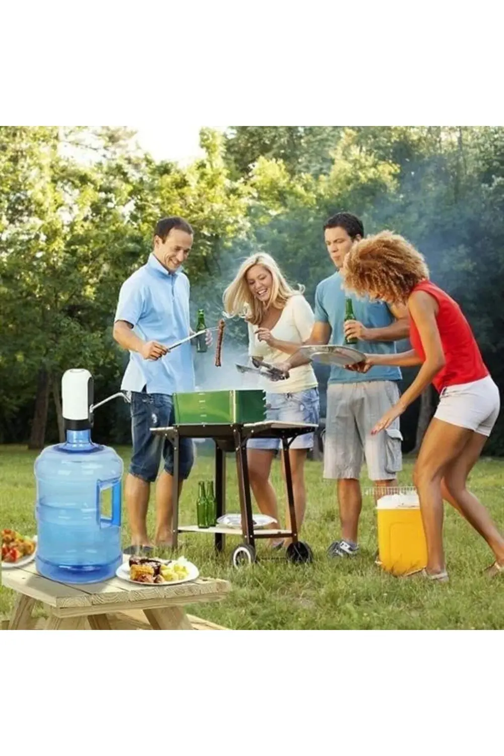 ® Usb ile Şarj Edilebilir Elektrikli  Otomatik Damacana Su Pompas