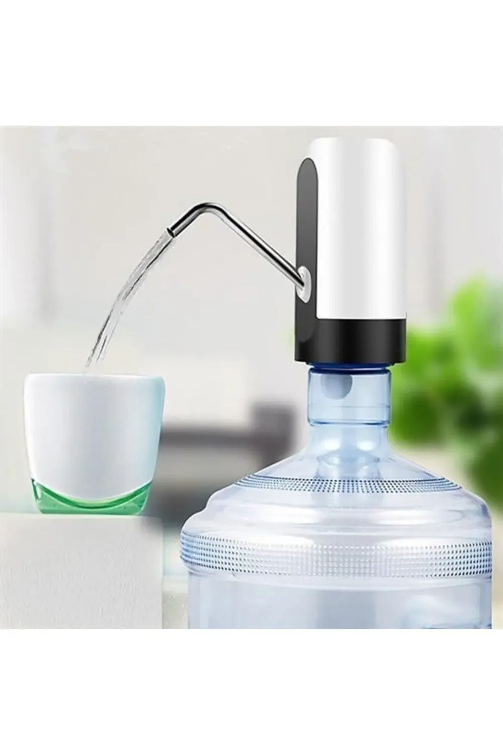 ® Usb ile Şarj Edilebilir Elektrikli Otomatik Damacana Su Pompası