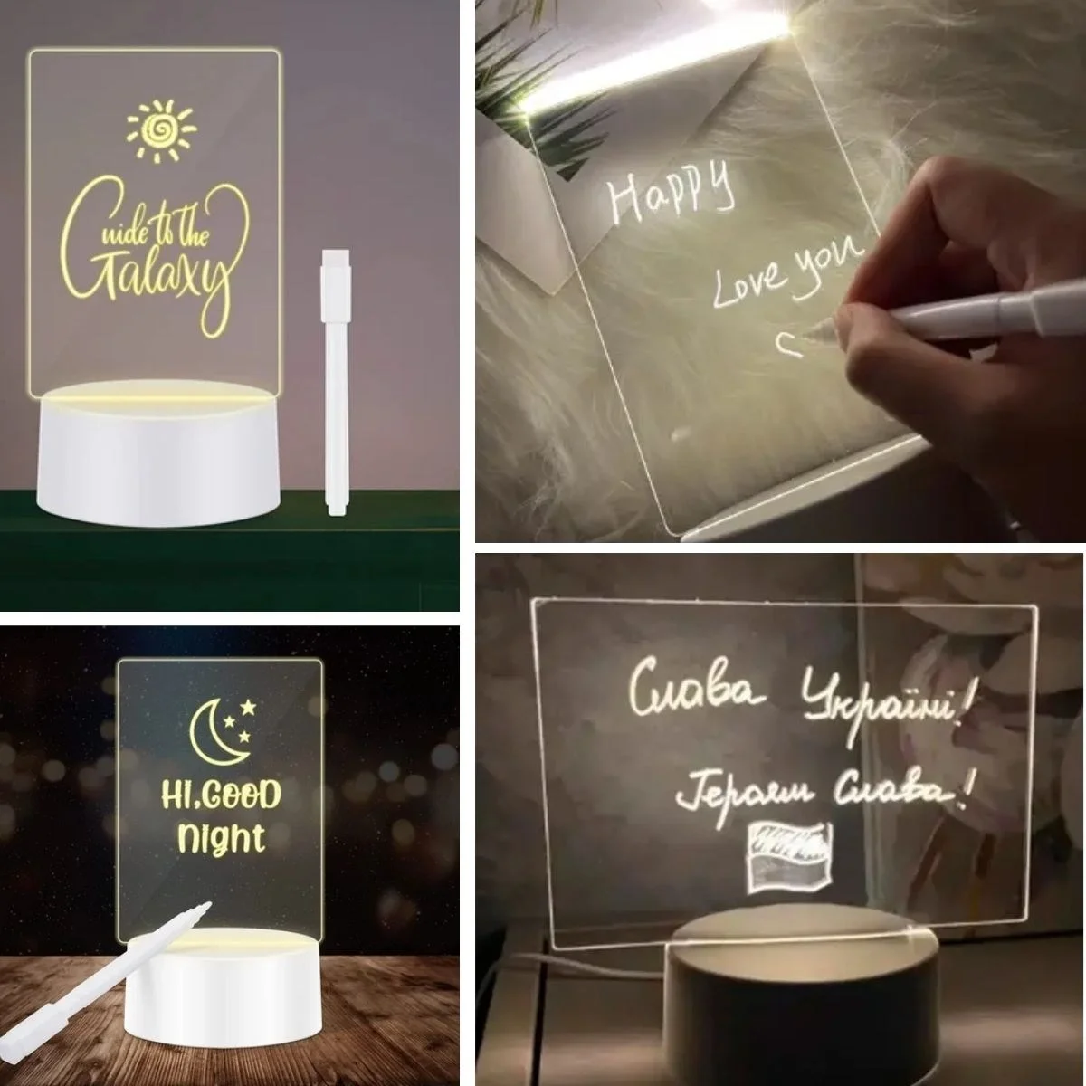 Usb Kablolu Işıklı Kendiliğinden Beyaz Kalemli-silgili Kreatif 3d Görselleştirme Led Lambası Bx40 Fiyatı, Yorumları ve Özellikleri