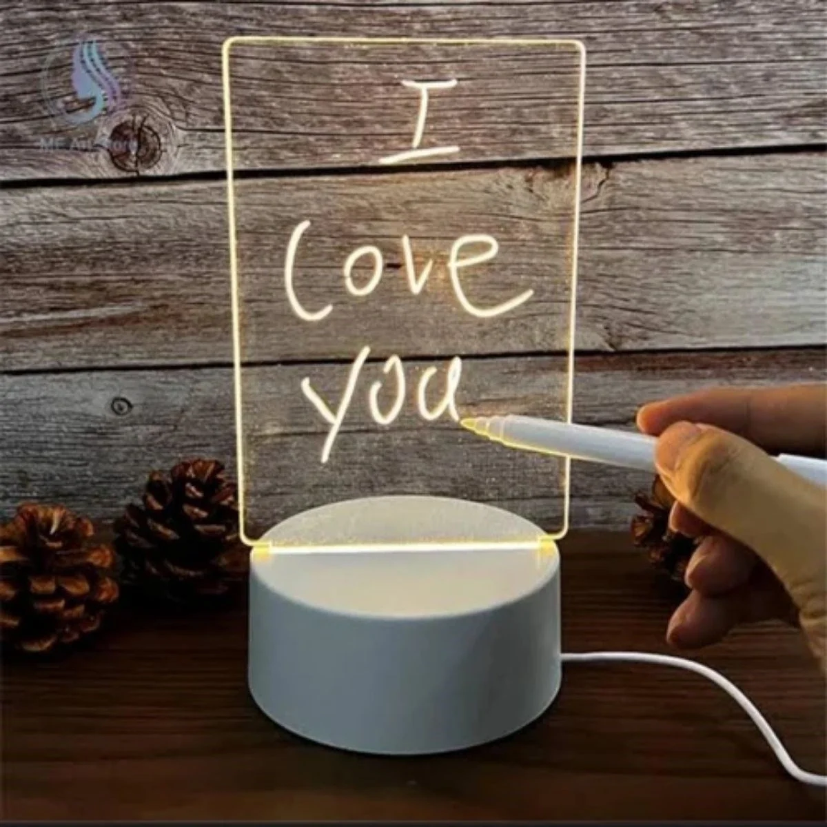 Usb Kablolu Işıklı Kendiliğinden Beyaz Kalemli-silgili Kreatif 3d Görselleştirme Led Lambası Bx40 Fiyatı, Yorumları ve Özellikleri