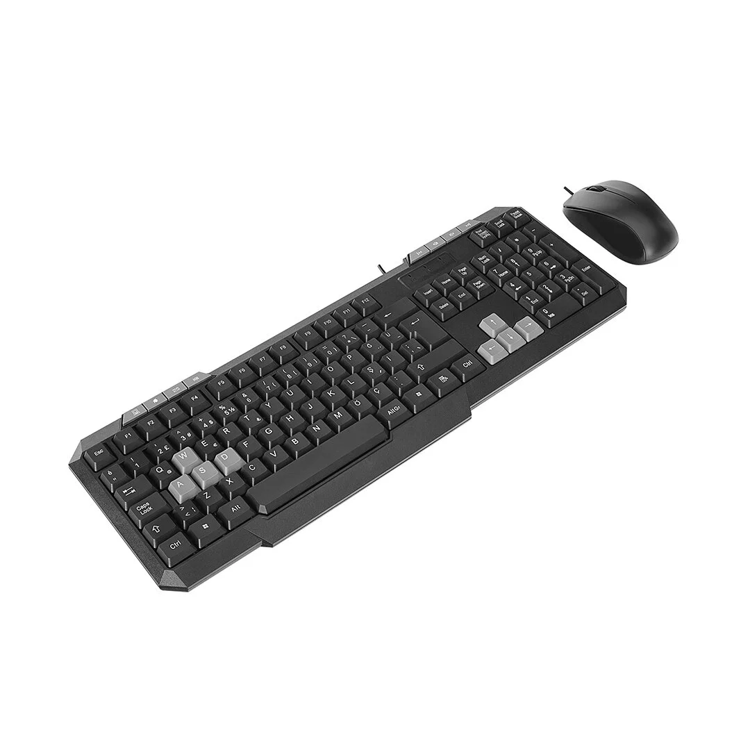 Usb Kablolu Klavye - Mouse Set Q Klavye 1200dpı Mouse Km-1435 Bx40 Fiyatı, Yorumları ve Özellikleri