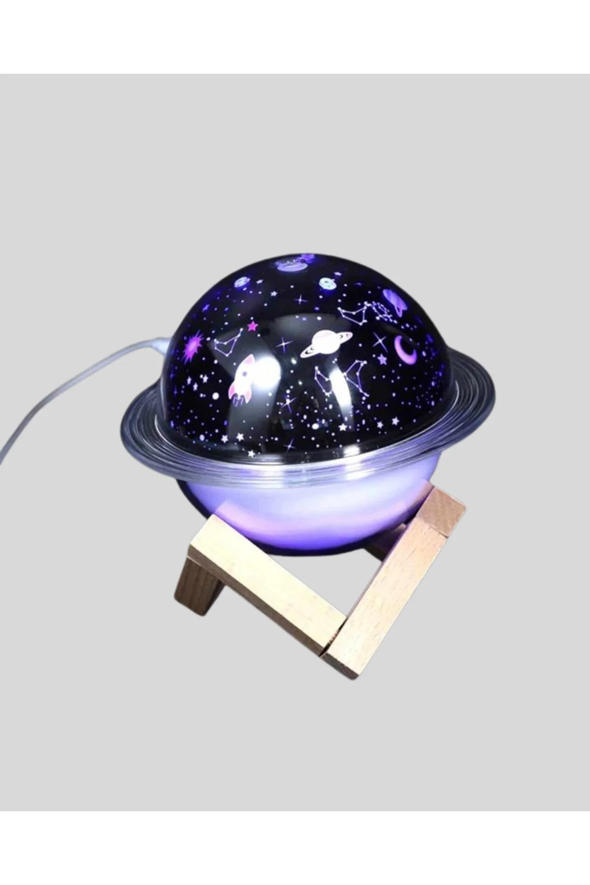 USB Mini Hava Nemlendirici ve Projeksiyon Lamba – Taşınabilir, Sessiz, Dekoratif Aromaterapi Cihazı
