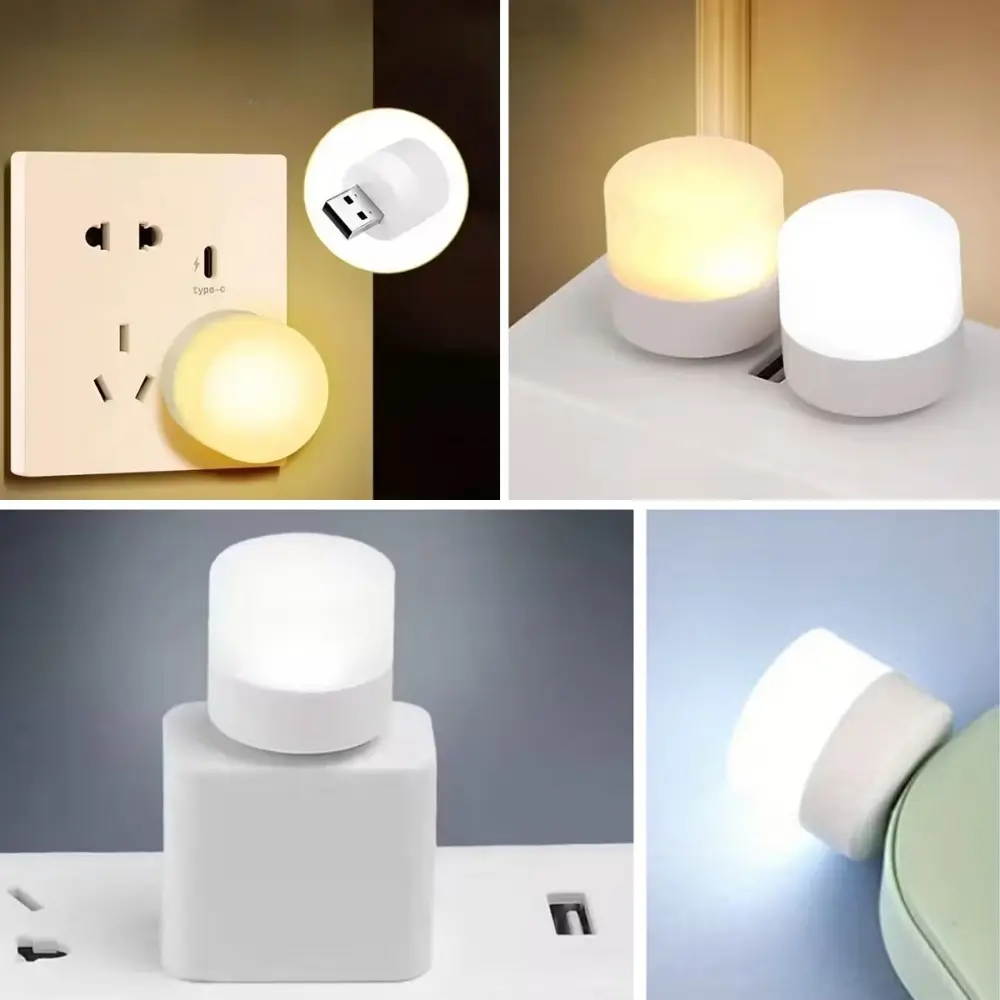 USB Mini Top LED 10’lu Aydınlatma Seti – Sıcak Renkli Gece Lambas