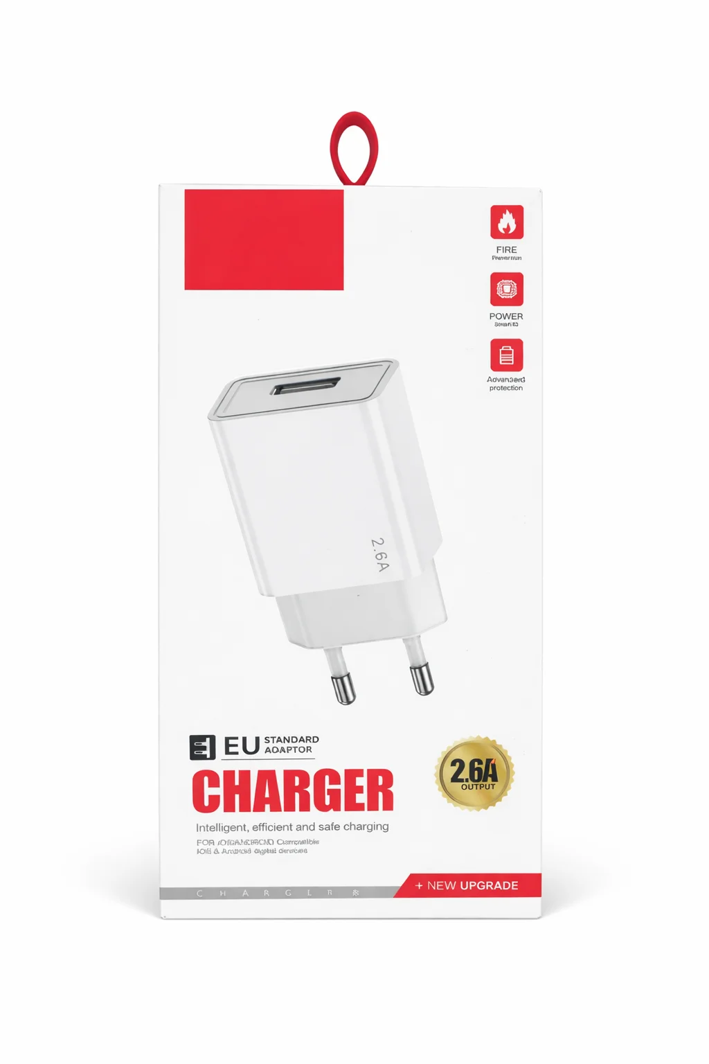 USB Şarj Adaptörü 2.6A - AB Standartlı Hızlı Şarj Cihazı