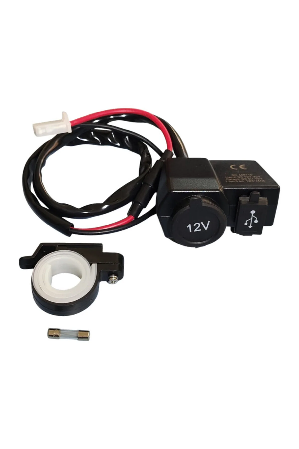 USB Şarj Cihazı ve Çakmaklık 12V Motosiklet Elektrikli Bisiklet U USB Şarj Cihazı ve Çakmaklık 12V Motosiklet Elektrikli Bisiklet U