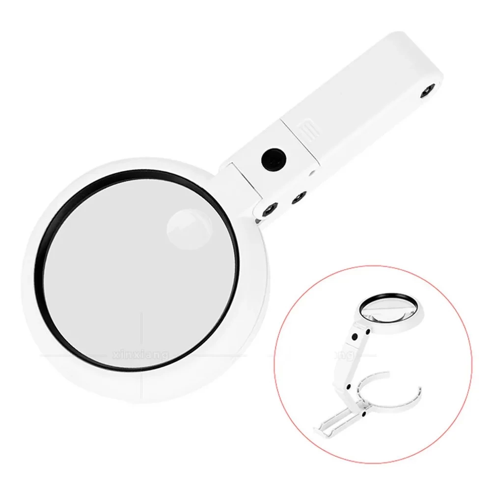Usb Şarj Edilebilir Katlanabilir 3.510x Büyüteç 8 Ledli Masa Ve E Usb Şarj Edilebilir Katlanabilir 3.510x Büyüteç 8 Ledli Masa Ve E
