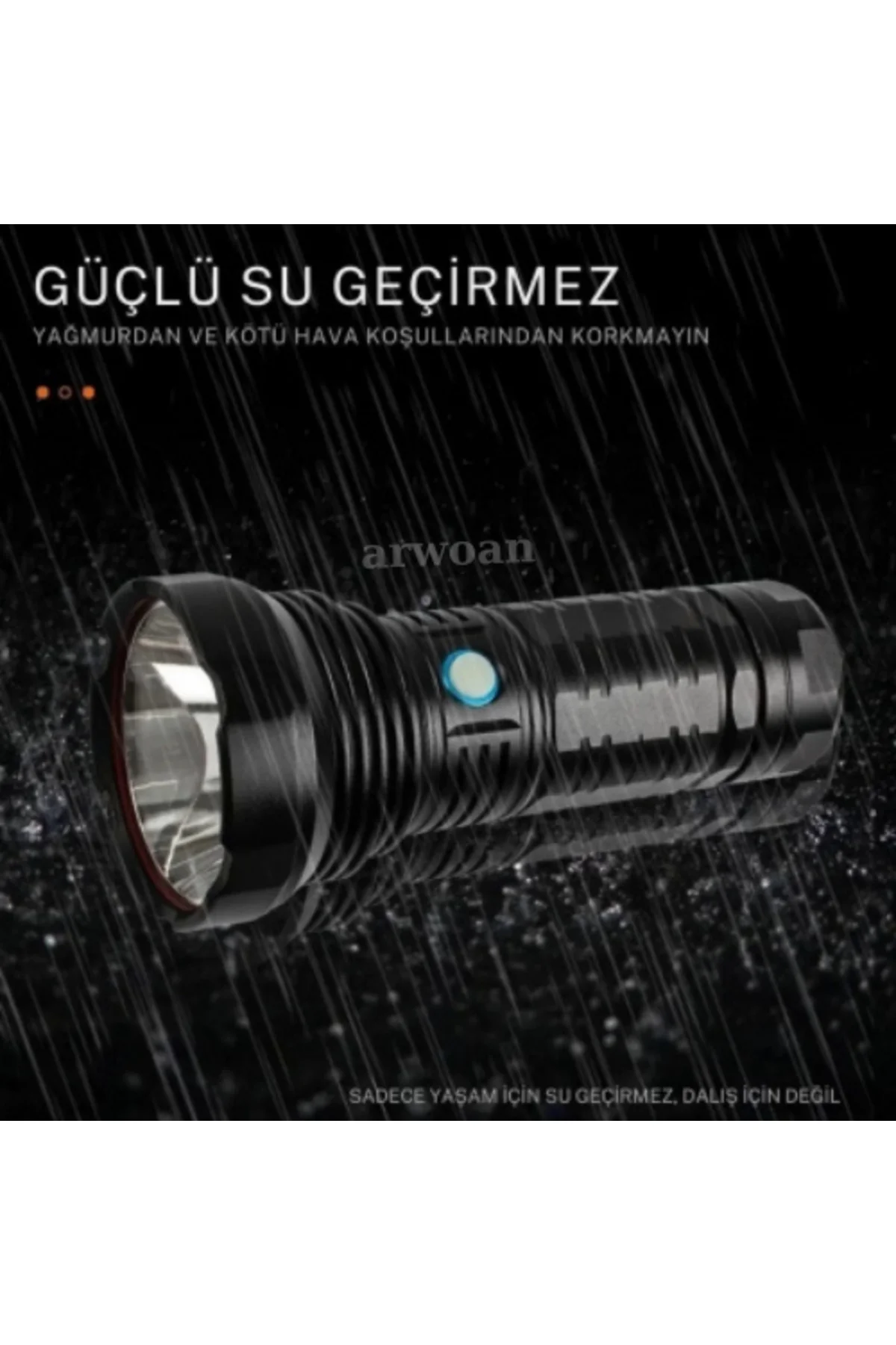 USB Şarj Edilebilir El Feneri – Taşınabilir, Dayanıklı ve Su Geçi