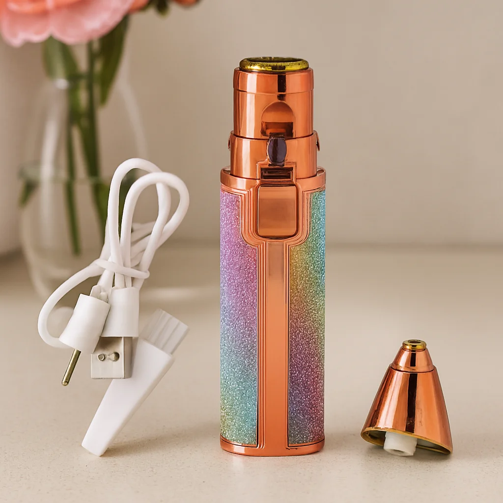 USB Şarjlı 2-in-1 Burun ve Yanak Tüy Alma Makinesi USB Şarjlı 2-in-1 Burun ve Yanak Tüy Alma Makinesi