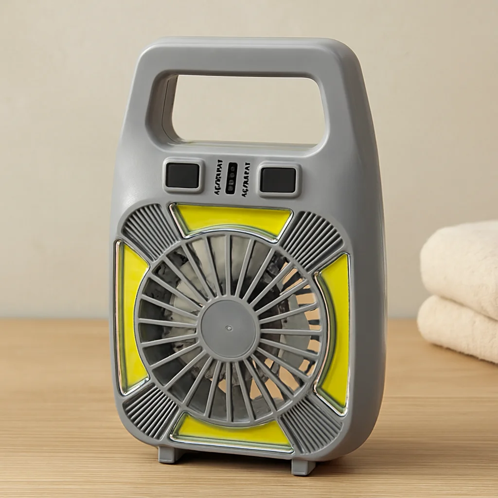USB Şarjlı 2in1 Mini Fan ve Fener 10W – 2 Kademe, Su Geçirmez, Taşınabilir Fiyatı, Yorumları ve Özellikleri