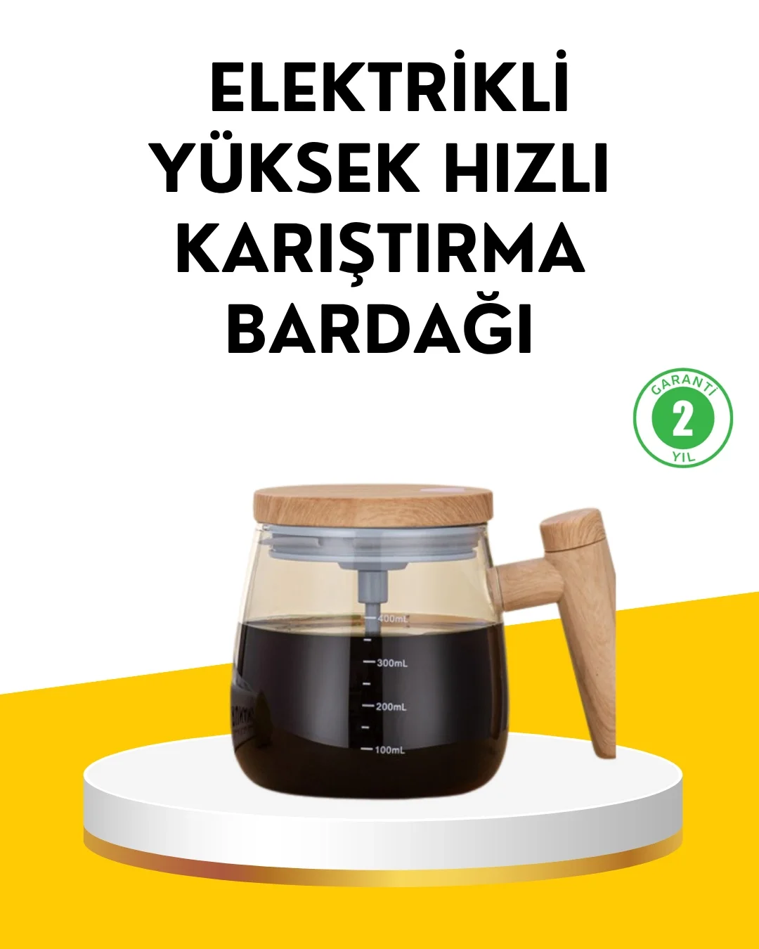 USB Şarjlı Akıllı Karıştırıcı Kupa – Isıtma Altlıklı, IP6 Su Geçirmez Fiyatı, Yorumları ve Özellikleri