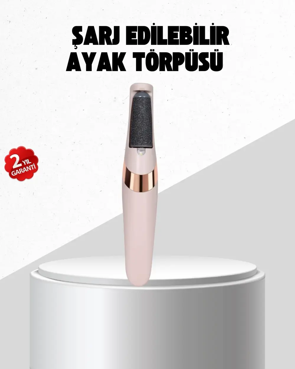 USB Şarjlı Ayak Törpüsü Nasır Temizleyici Elektrikli