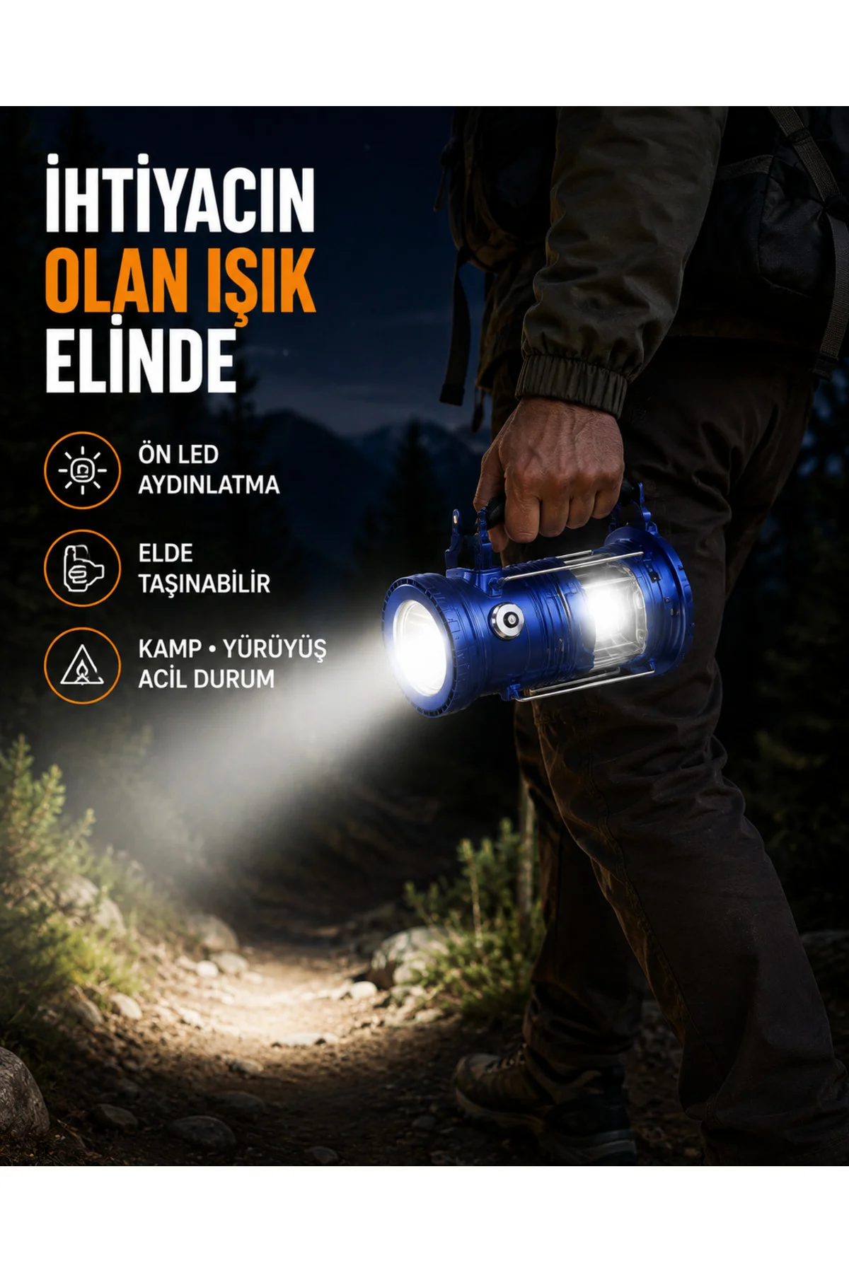Usb Şarjlı Çok Fonksiyonlu Kamp Feneri – Taşınabilir Ve Dayanıklı Usb Şarjlı Çok Fonksiyonlu Kamp Feneri – Taşınabilir Ve Dayanıklı