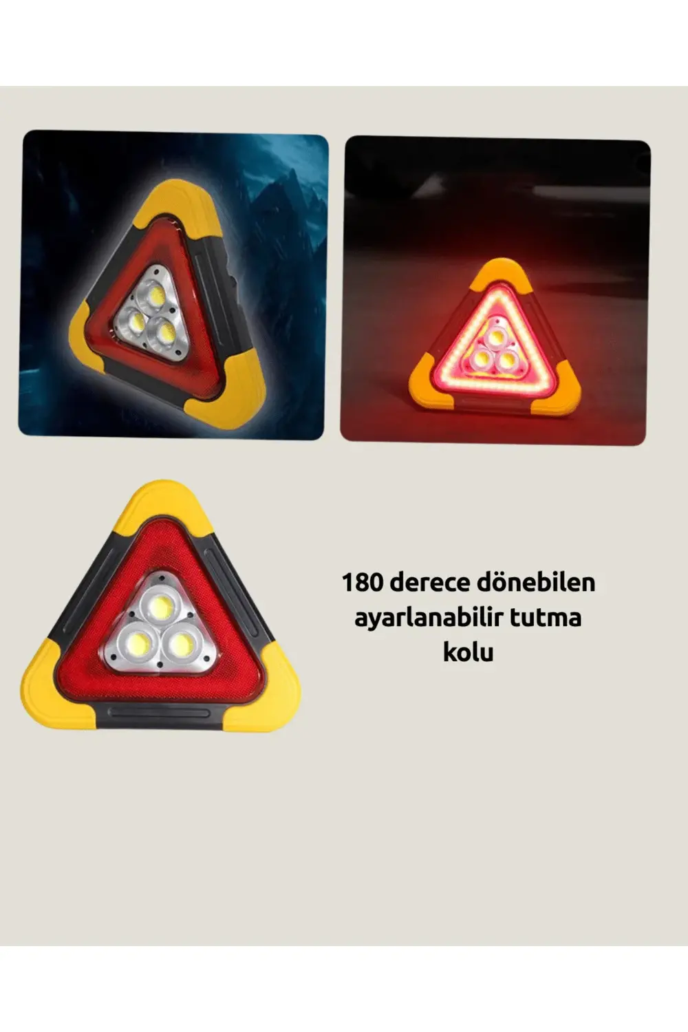 USB Şarjlı Çok Modlu Acil Durum Feneri