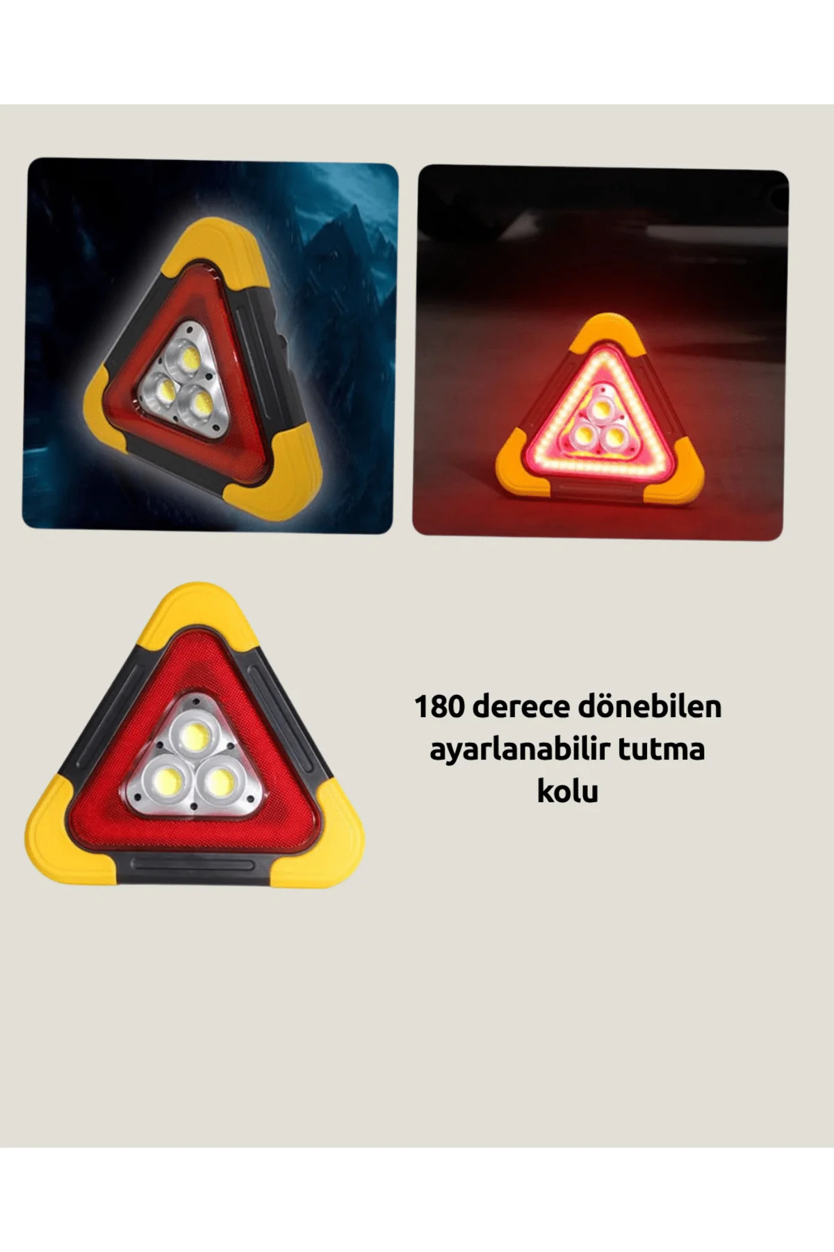 USB Şarjlı Çok Modlu Acil Durum Feneri