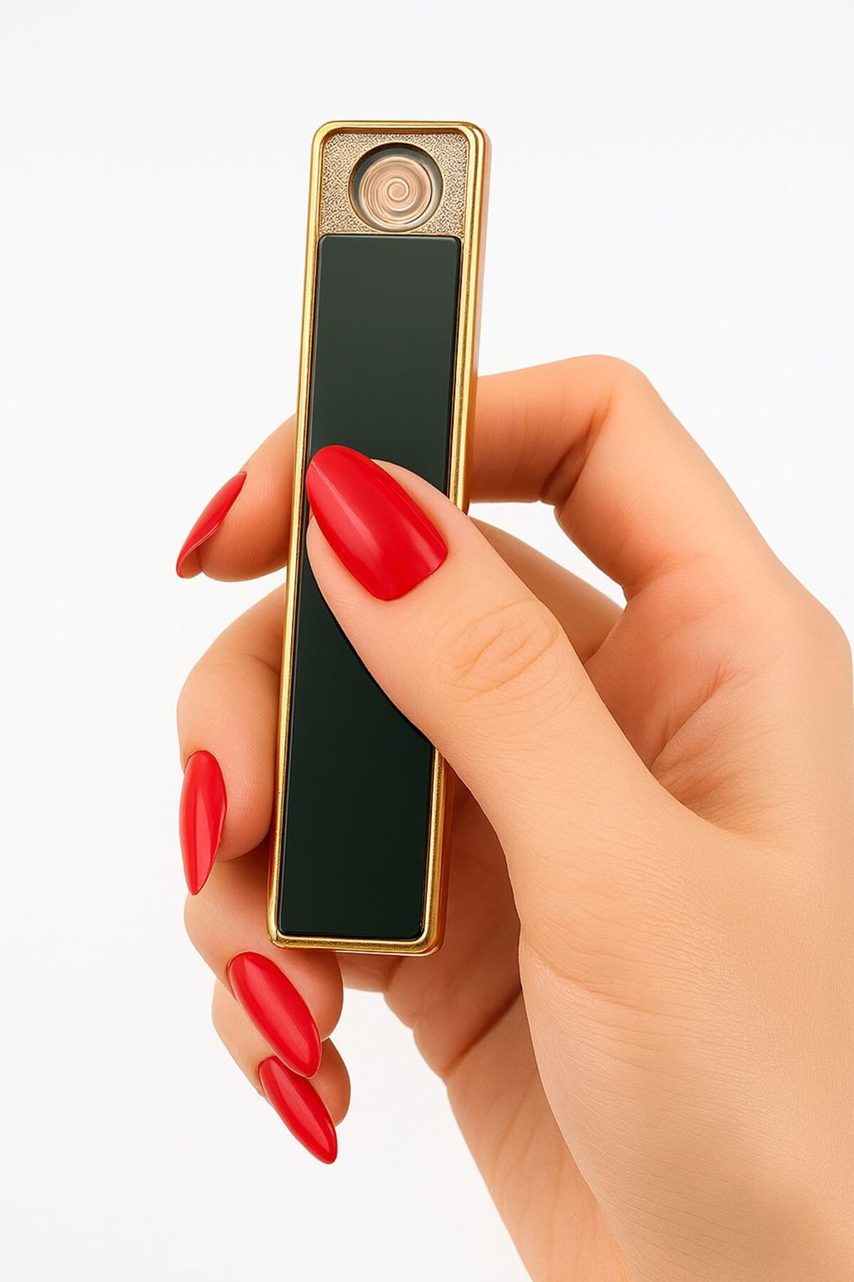 USB Şarjlı Dokunmatik Elektrikli Çakmak – Rüzgarsız Spiral Isıtıc