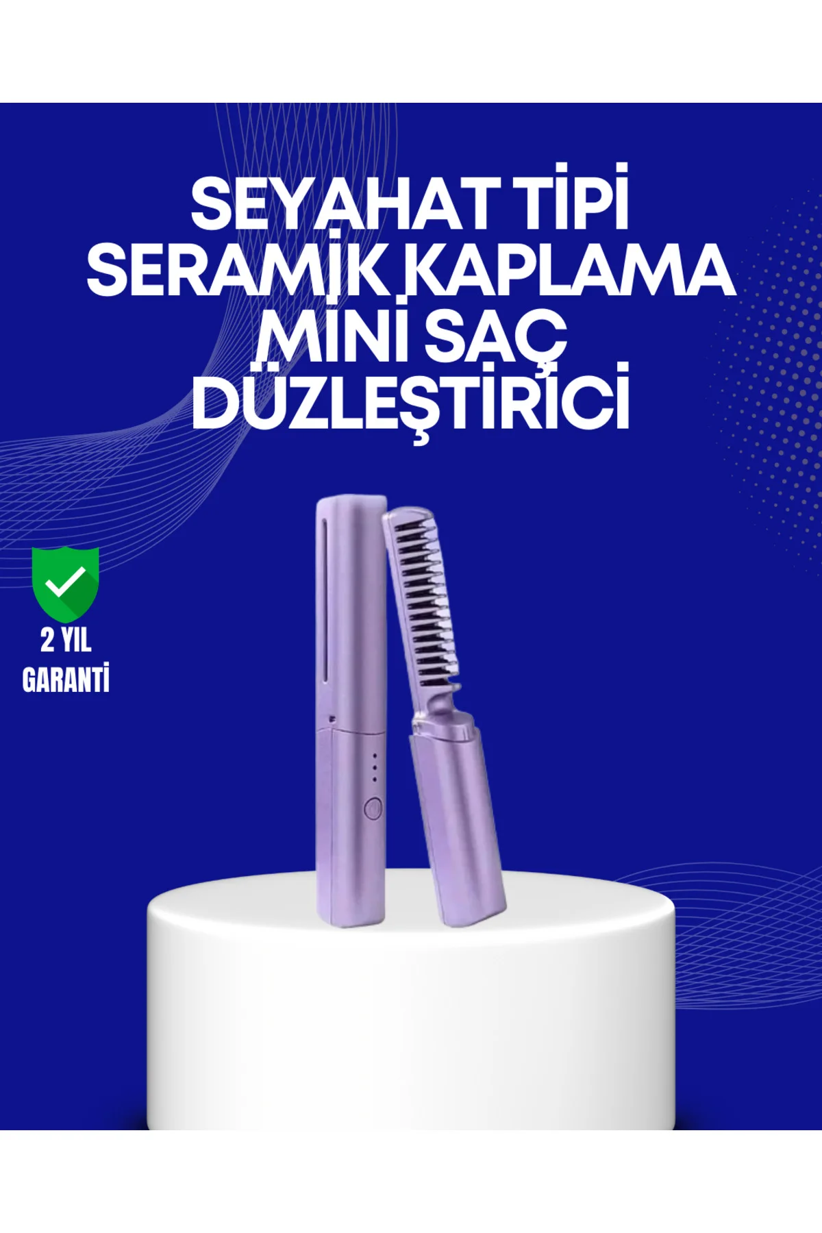 USB Şarjlı Kablosuz Saç Düzleştirici – Hızlı ve Pratik