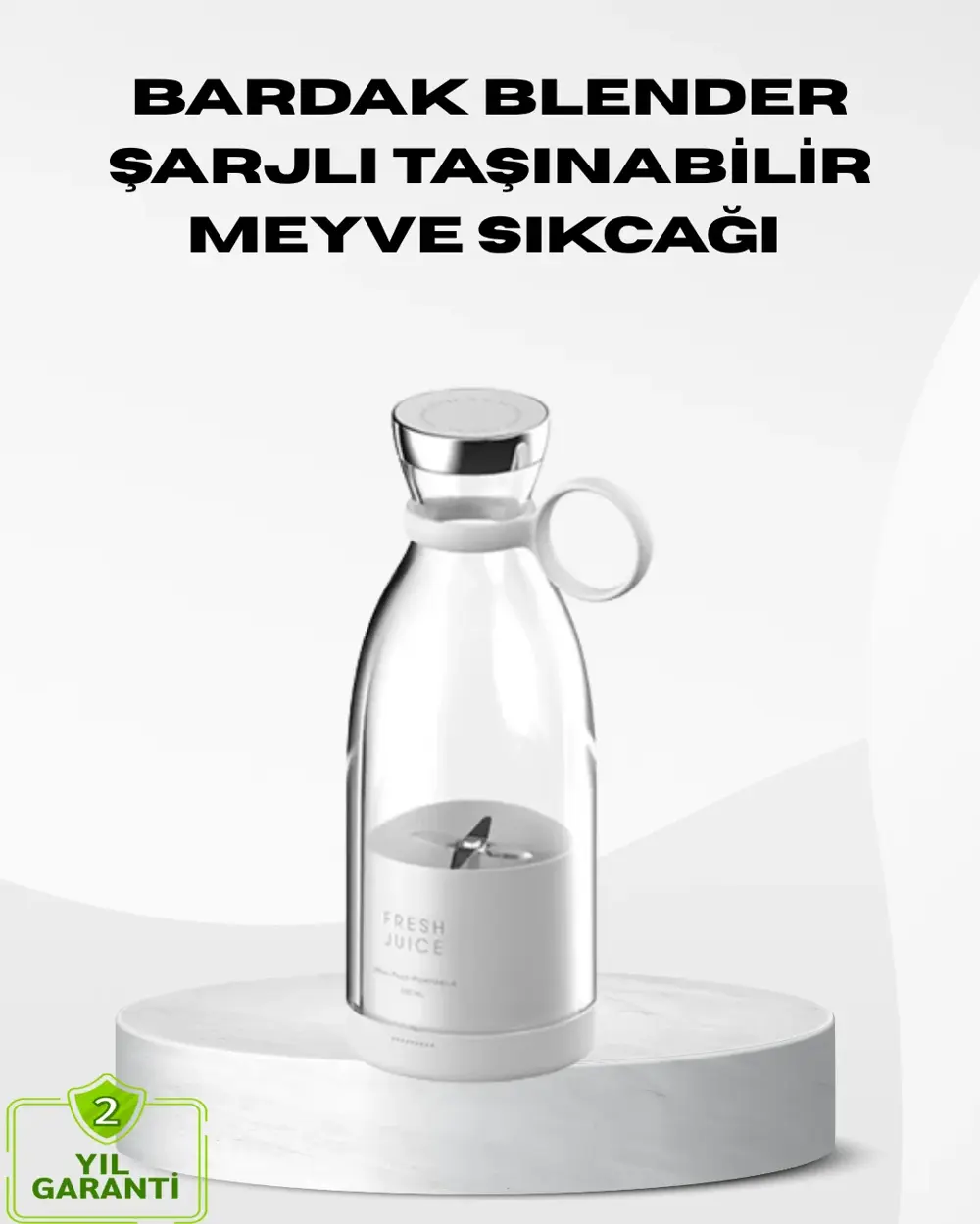 USB Şarjlı Kablosuz Blender – Taşınabilir, Kompakt ve Çevre Dostu