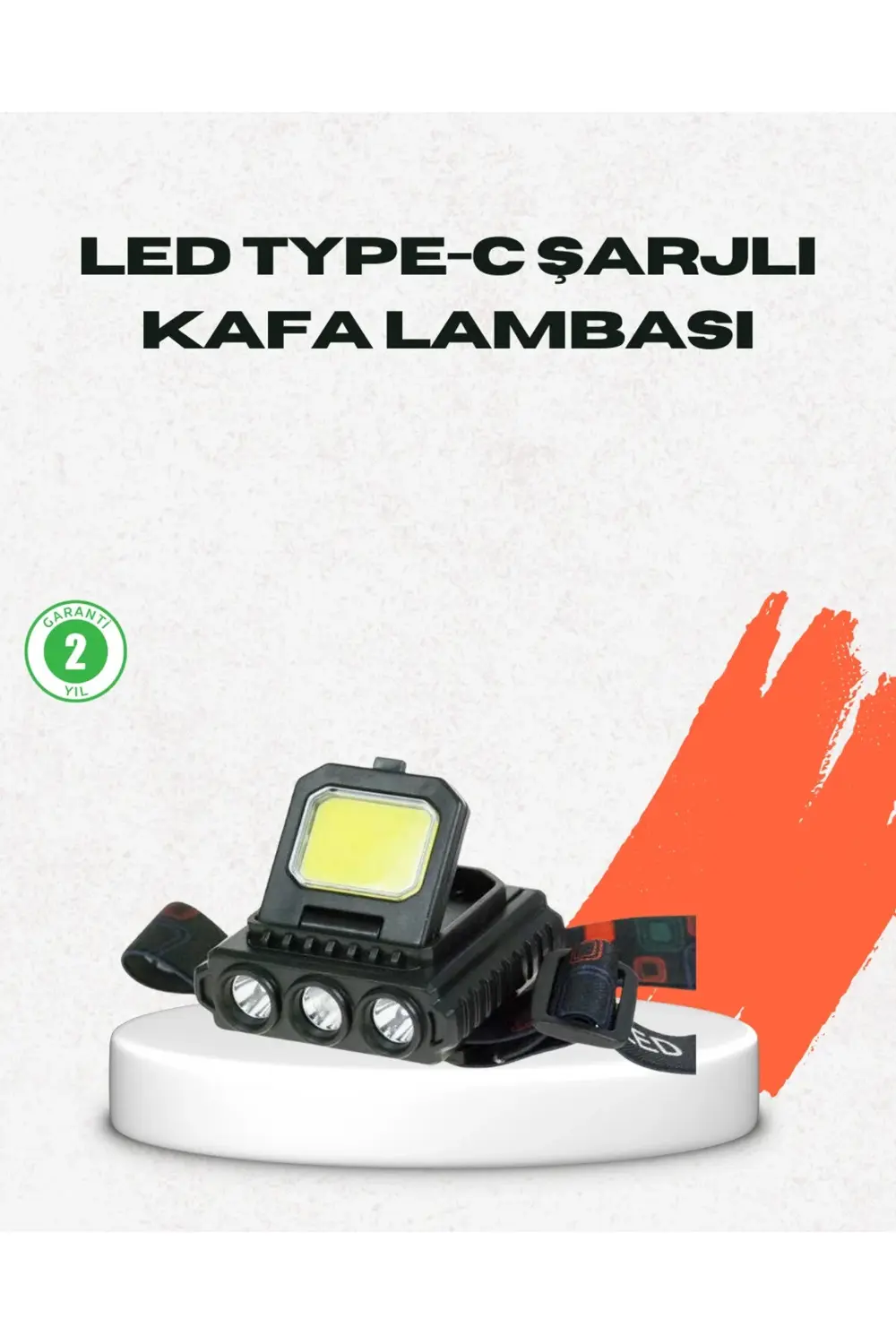 USB Şarjlı Kafa Feneri 800 Lumen Ayarlanabilir COB ve XPE LED USB Şarjlı Kafa Feneri 800 Lumen Ayarlanabilir COB ve XPE LED